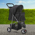 Pet Stroller 3 Wheel Pusher Storage Basket Cat Dog Pushchair Foldable Travel